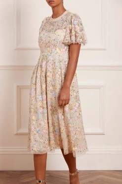 Needle & Thread Holding LTD All - Womenswear Secret Garden Short Sleeve Midaxi Dress