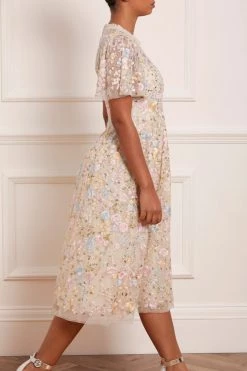 Needle & Thread Holding LTD All - Womenswear Secret Garden Short Sleeve Midaxi Dress