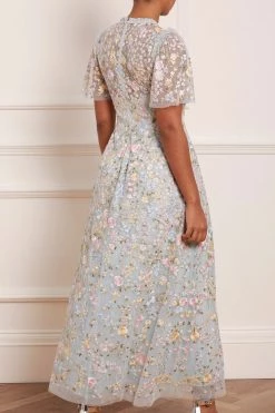 Needle & Thread Holding LTD All - Womenswear Secret Garden Short Sleeve Ankle Gown 16 Needle & Thread Holding LTD All - Womenswear Secret Garden Short Sleeve Ankle Gown