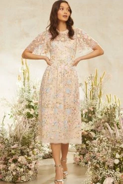 Needle & Thread Holding LTD All - Womenswear Secret Garden Short Sleeve Midaxi Dress