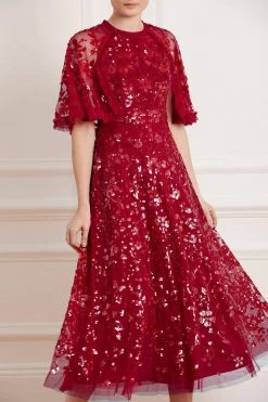 Needle & Thread Holding LTD Sequin Ribbon Ballerina Dress