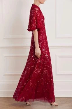 Needle & Thread Holding LTD Sequin Ribbon Gown