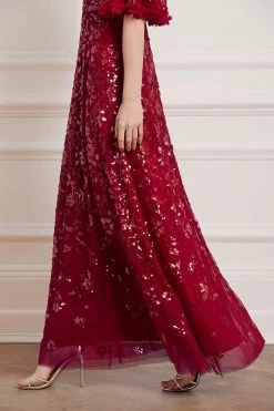 Needle & Thread Holding LTD Sequin Ribbon Gown