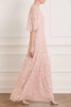 Needle & Thread Holding LTD Sequin Ribbon Gown