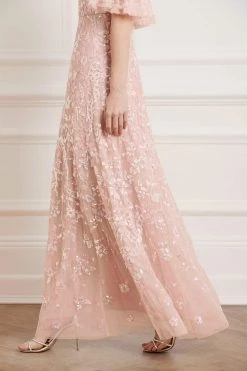 Needle & Thread Holding LTD Sequin Ribbon Gown