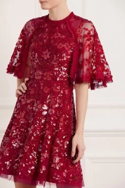 Needle & Thread Holding LTD Sequin Ribbon Mini Dress All - Womenswear