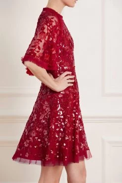 Needle & Thread Holding LTD Sequin Ribbon Mini Dress All - Womenswear 9 Needle & Thread Holding LTD Sequin Ribbon Mini Dress All - Womenswear