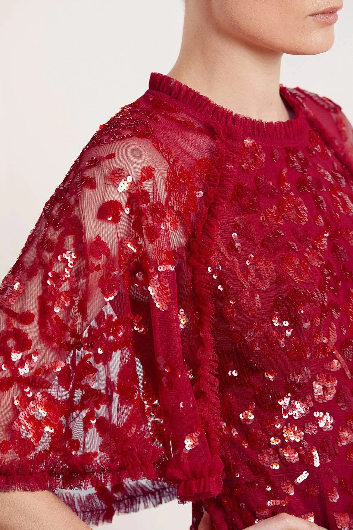 Needle & Thread Holding LTD Sequin Ribbon Mini Dress All - Womenswear 5 Needle & Thread Holding LTD Sequin Ribbon Mini Dress All - Womenswear