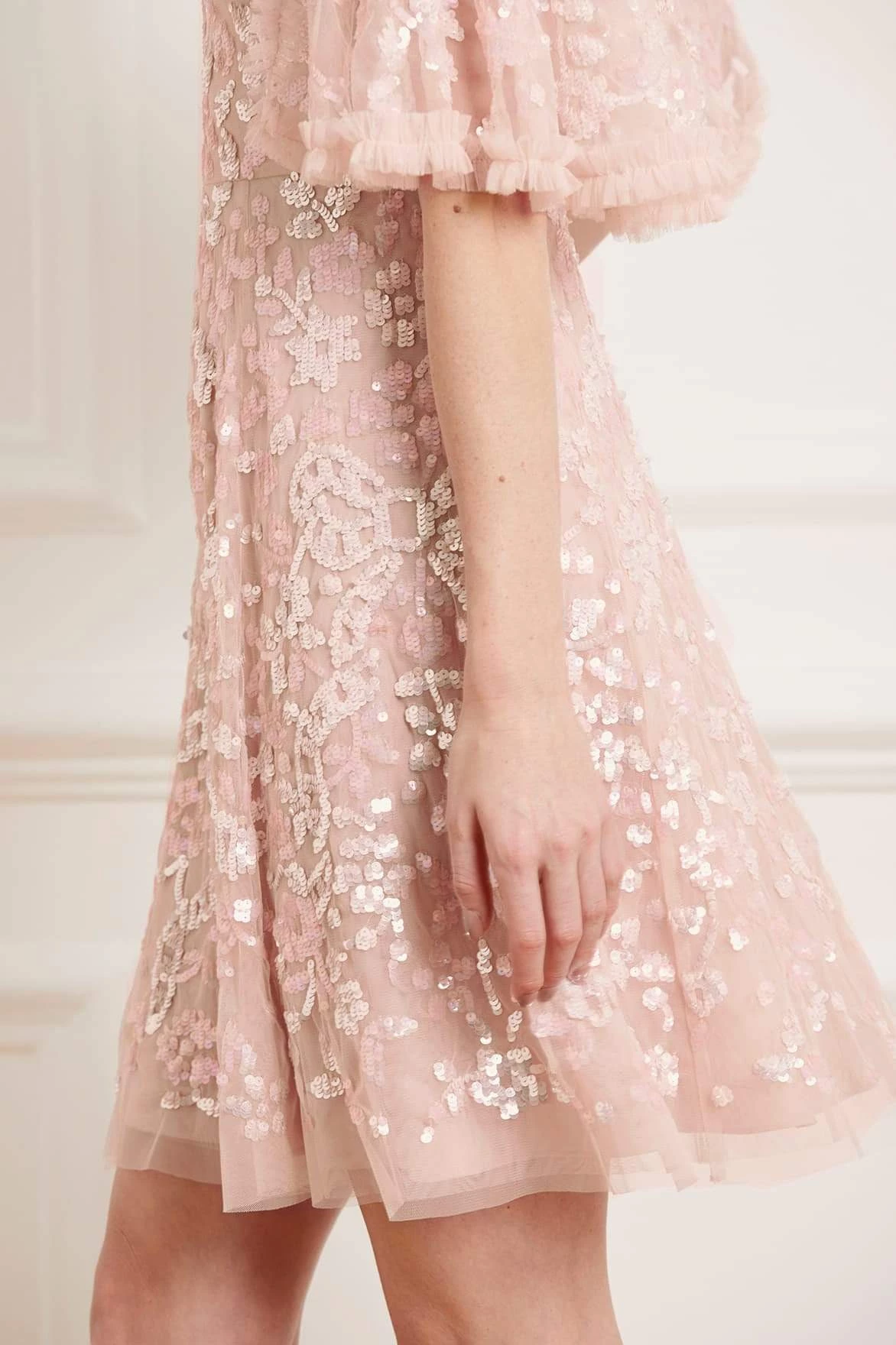 Needle & Thread Holding LTD Sequin Ribbon Mini Dress 4 Needle & Thread Holding LTD Sequin Ribbon Mini Dress