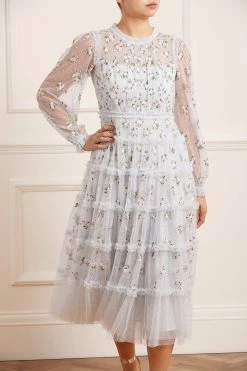 Needle & Thread Holding LTD Serefina Ditsy Ballerina Dress All - Womenswear