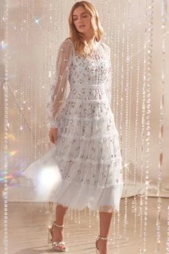 Needle & Thread Holding LTD Serefina Ditsy Ballerina Dress All - Womenswear