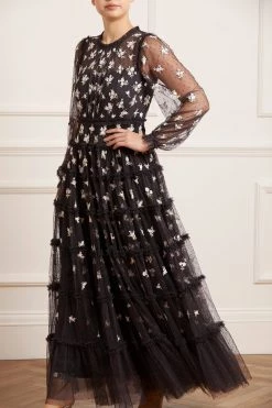 Needle & Thread Holding LTD Serefina Ditsy Gown All - Womenswear