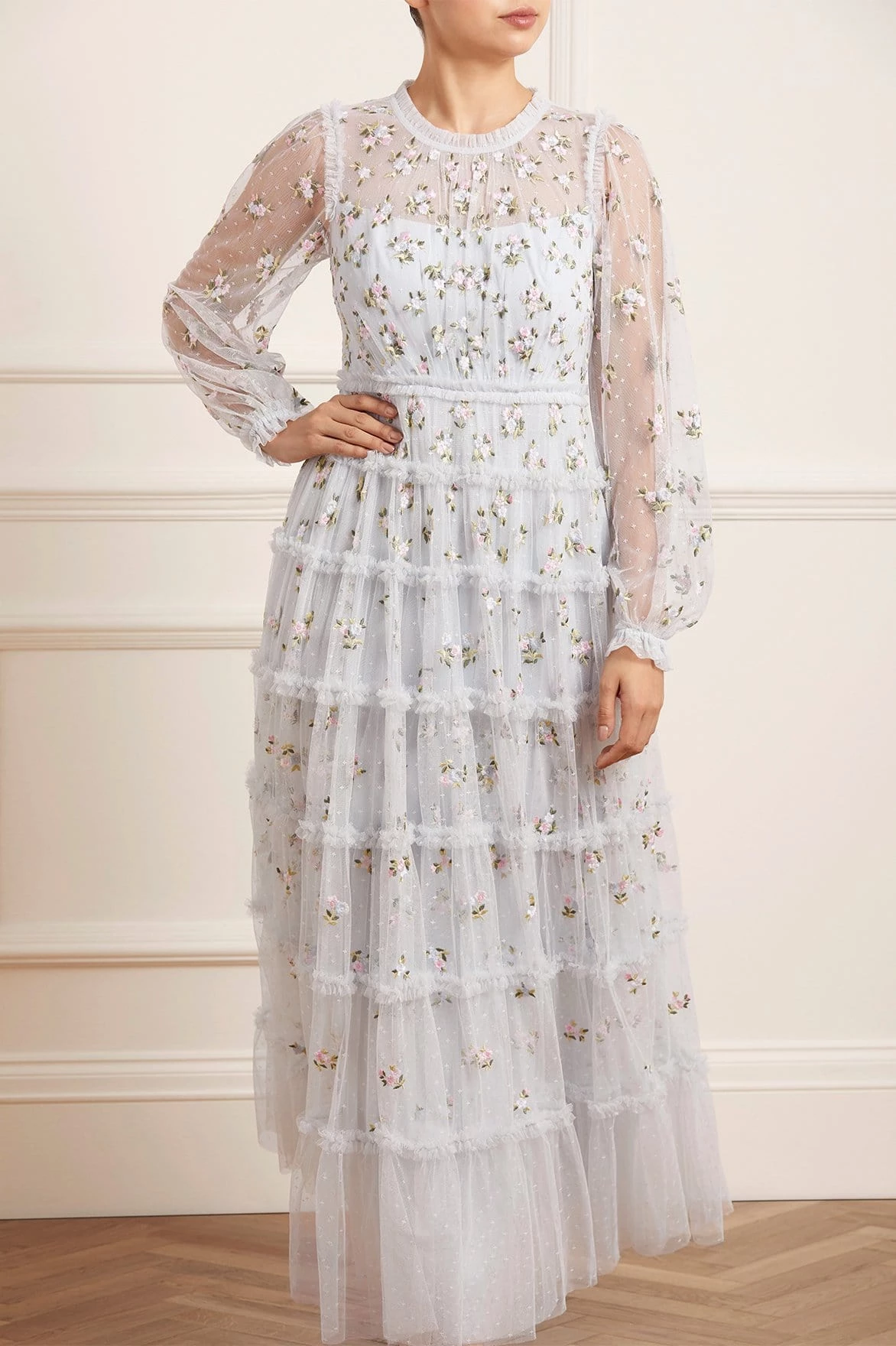 Needle & Thread Holding LTD All - Womenswear Serefina Ditsy Gown 1 Needle & Thread Holding LTD All - Womenswear Serefina Ditsy Gown