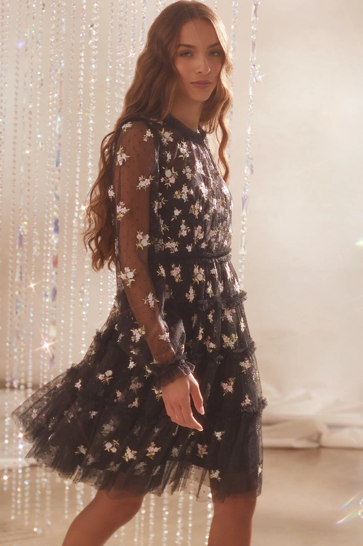 Needle & Thread Holding LTD All - Womenswear Serefina Ditsy Mini Dress 10 Needle & Thread Holding LTD All - Womenswear Serefina Ditsy Mini Dress