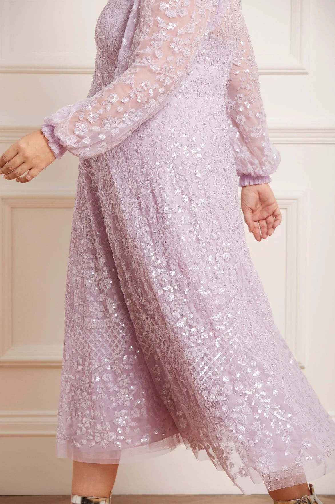 UK Needle & Thread Holding LTD All - Womenswear Seren Long Sleeve Ballerina Dress 6 UK Needle & Thread Holding LTD All - Womenswear Seren Long Sleeve Ballerina Dress