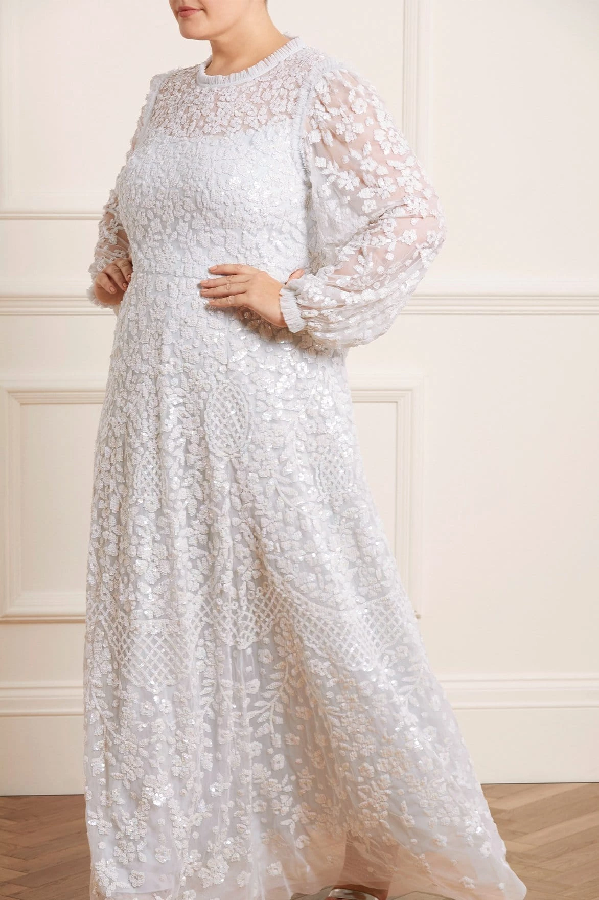 Needle & Thread Holding LTD Seren Long Sleeve Gown 1 Needle & Thread Holding LTD Seren Long Sleeve Gown