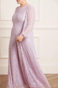 Needle & Thread Holding LTD Seren Long Sleeve Gown