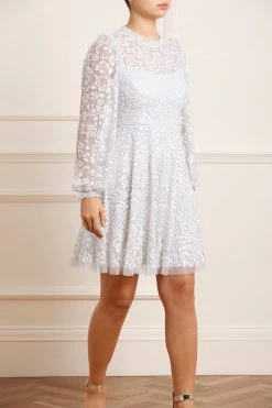 Needle & Thread Holding LTD Seren Long Sleeve Mini Dress All - Womenswear