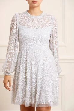 Needle & Thread Holding LTD Seren Long Sleeve Mini Dress All - Womenswear