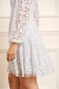 Needle & Thread Holding LTD Seren Long Sleeve Mini Dress All - Womenswear