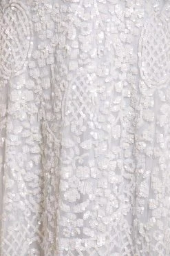 Needle & Thread Holding LTD Seren Long Sleeve V-Neck Gown All - Womenswear