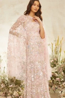 Needle & Thread Holding LTD Shimmer Fairytale Midaxi Cape All - Womenswear