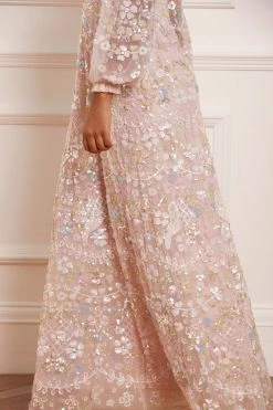 Needle & Thread Holding LTD Shimmer Fairytale V-Neck Gown All - Womenswear