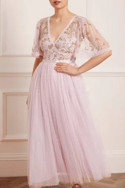 Needle & Thread Holding LTD All - Womenswear Shimmer Primrose Bodice Ankle Gown