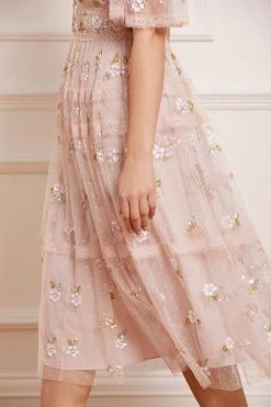 Needle & Thread Holding LTD Shimmer Primrose Midaxi Dress