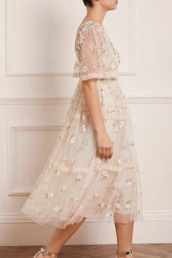 Needle & Thread Holding LTD Shimmer Primrose Midaxi Dress