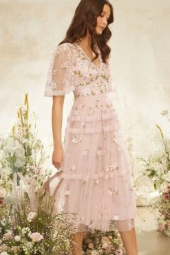 Needle & Thread Holding LTD Shimmer Primrose Midaxi Dress