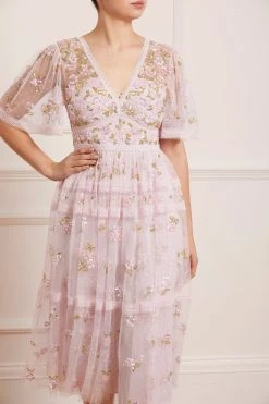 Needle & Thread Holding LTD Shimmer Primrose Midaxi Dress All - Womenswear 10 Needle & Thread Holding LTD Shimmer Primrose Midaxi Dress All - Womenswear