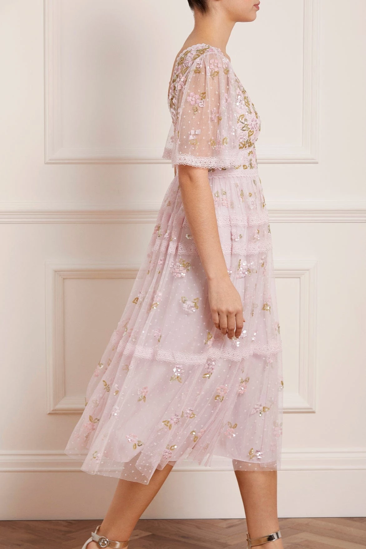 Needle & Thread Holding LTD Shimmer Primrose Midaxi Dress All - Womenswear 6 Needle & Thread Holding LTD Shimmer Primrose Midaxi Dress All - Womenswear