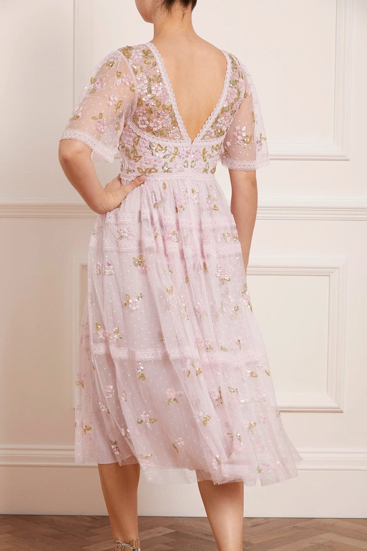 Needle & Thread Holding LTD Shimmer Primrose Midaxi Dress All - Womenswear 8 Needle & Thread Holding LTD Shimmer Primrose Midaxi Dress All - Womenswear