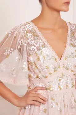 Needle & Thread Holding LTD Shimmer Primrose Mini Dress All - Womenswear