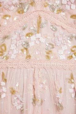 Needle & Thread Holding LTD Shimmer Primrose Mini Dress All - Womenswear