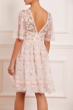 Needle & Thread Holding LTD Shimmer Primrose Mini Dress All - Womenswear