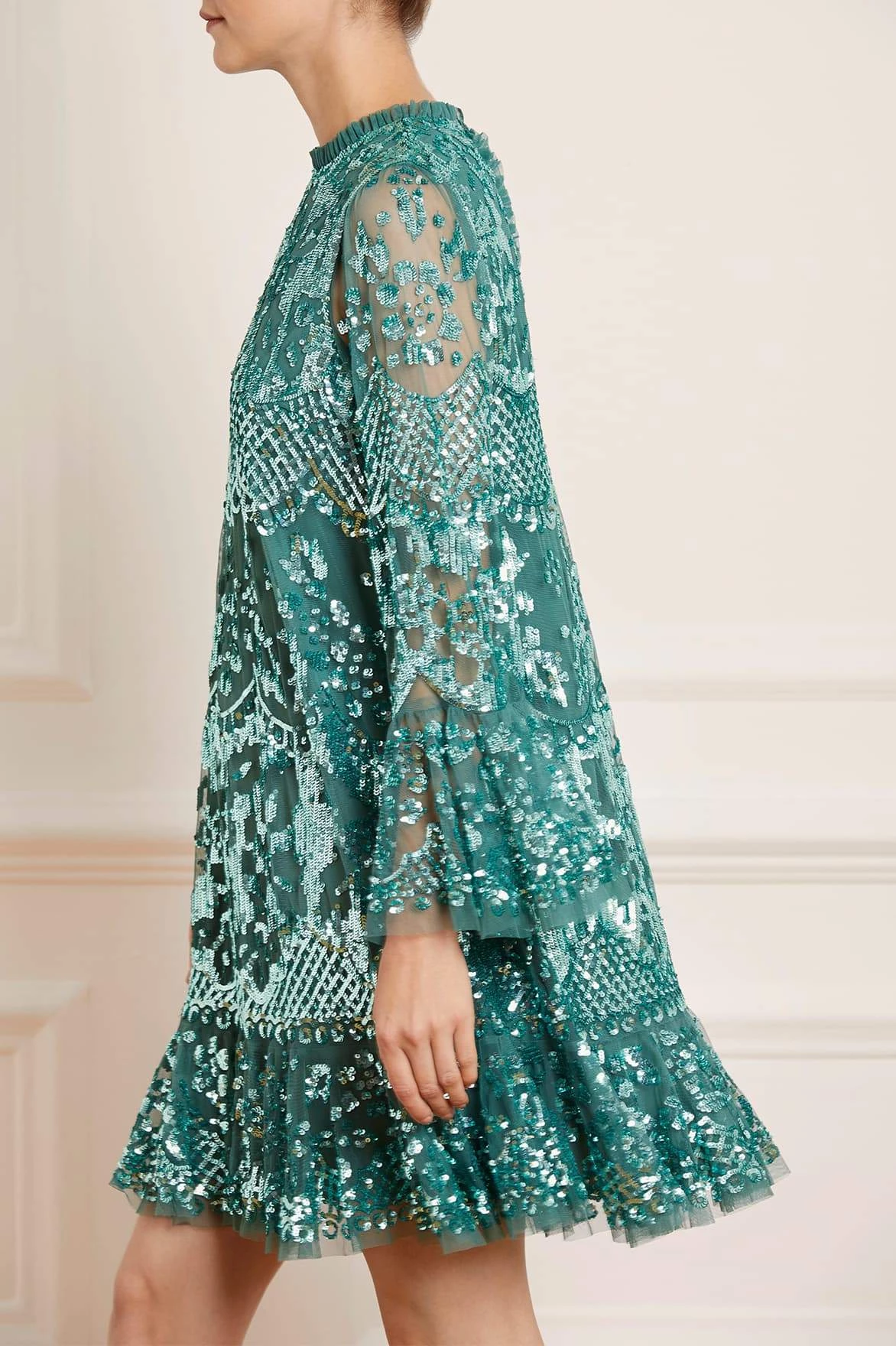 Needle & Thread Holding LTD Snowdrop Mini Dress All - Womenswear 3 Needle & Thread Holding LTD Snowdrop Mini Dress All - Womenswear