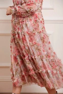 Needle & Thread Holding LTD Summer Song Diamond Ruffle Ballerina Dress