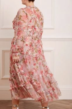 Needle & Thread Holding LTD Summer Song Diamond Ruffle Ballerina Dress