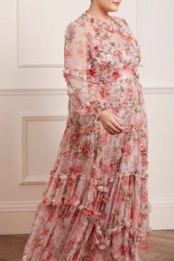 Needle & Thread Holding LTD All - Womenswear Summer Song Diamond Ruffle Gown