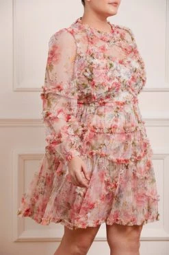 Needle & Thread Holding LTD All - Womenswear Summer Song Diamond Ruffle Mini Dress