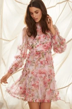 Needle & Thread Holding LTD All - Womenswear Summer Song Diamond Ruffle Mini Dress