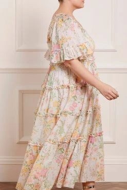 Needle & Thread Holding LTD Sunrise Bloom Cotton Day Ankle Gown