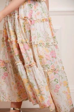 Needle & Thread Holding LTD Sunrise Bloom Cotton Day Ankle Gown
