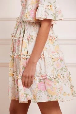 Needle & Thread Holding LTD Sunrise Bloom Cotton Mini Dress All - Womenswear