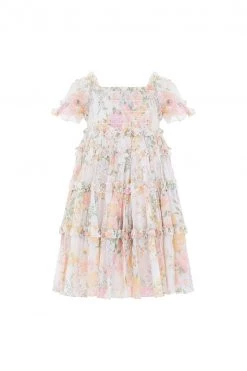 Needle & Thread Holding LTD All-Kids Sunrise Bloom Cotton Smocked Kids Dress