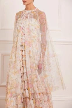 Needle & Thread Holding LTD Sunrise Bloom Midaxi Cape All - Womenswear