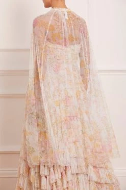 Needle & Thread Holding LTD Sunrise Bloom Midaxi Cape All - Womenswear