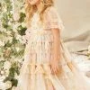 Needle & Thread Holding LTD Sunrise Bloom Smocked Kids Dress All-Kids